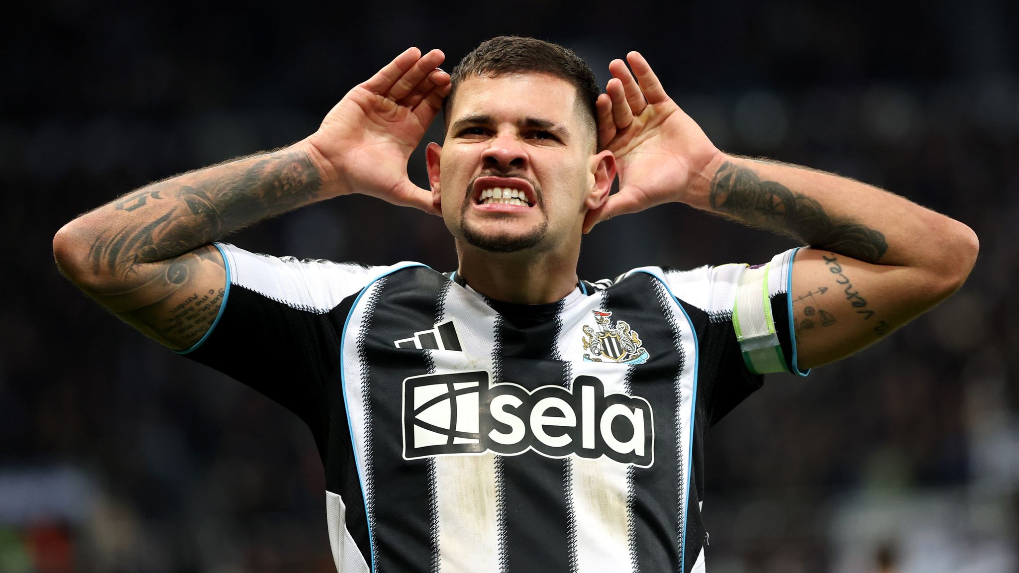 ARSENAL MANAGER MIKEL ARTETA GAVE LITTLE AWAY WEDNESDAY FOLLOWING REPORTS THE PREMIER LEAGUE CHAMPIONS HAVE AGREED A $101 MILLION FEE TO SIGN NEWCASTLE CAPTAIN BRUNO GUIMARAES.