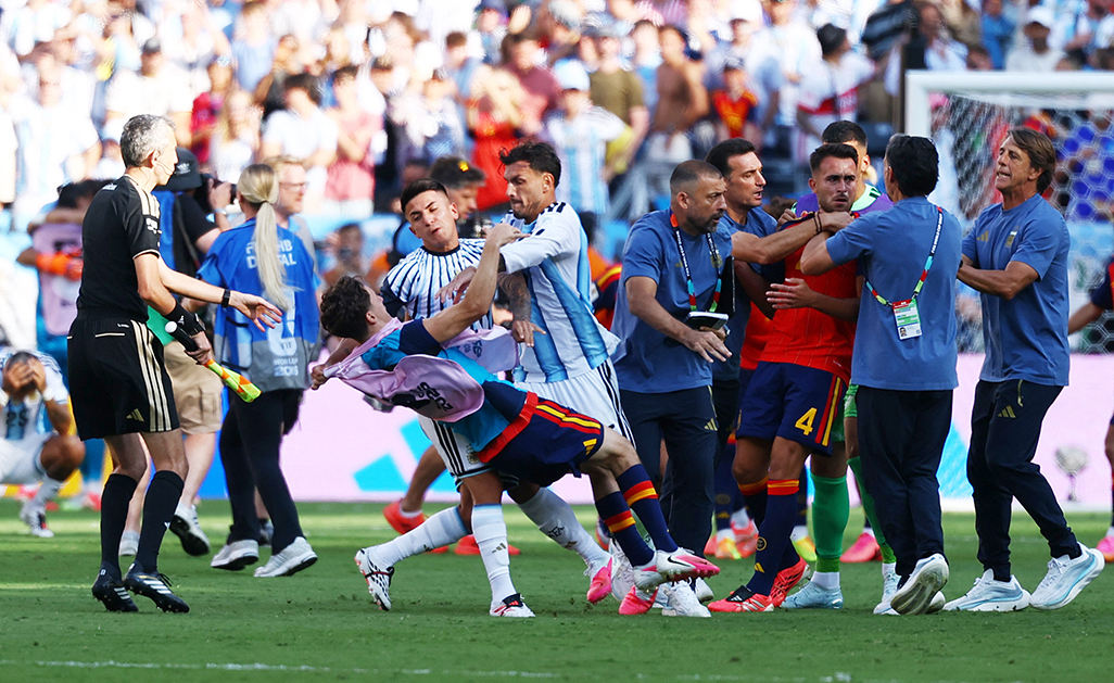 FIFA INVESTIGATING ARGENTINA PLAYERS FOR RUCKUS AFTER WORLD CUP FINAL